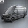 Mercedes-Benz Sprinter Panel Van LWB SHR 2013 3d model