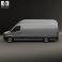Mercedes-Benz Sprinter Panel Van LWB SHR 2013 3d model