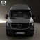 Mercedes-Benz Sprinter Panel Van LWB SHR 2013 3d model