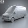 Mercedes-Benz Sprinter Panel Van LWB SHR 2013 3d model