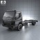 Mitsubishi Fuso Chassis Truck 2013 3d model