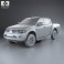 Mitsubishi L200 Triton Double Cab 4Life 2012 3d model