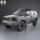 Nissan Paladin 2003 3d model