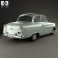 Opel Olympia Rekord 1956 3d model