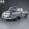 Opel Olympia Rekord 1956 3d model