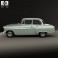 Opel Olympia Rekord 1956 3d model