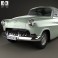 Opel Olympia Rekord 1956 3d model