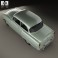 Opel Olympia Rekord 1956 3d model