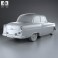 Opel Olympia Rekord 1956 3d model