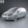 Seat Alhambra 2010 3d model