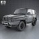 TagAZ Tager 3-door 2008 3d model