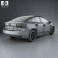 Toyota Avensis with HQ interior 2012 3d model