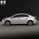 Toyota Avensis with HQ interior 2012 3d model