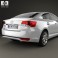 Toyota Avensis with HQ interior 2012 3d model