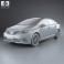 Toyota Avensis with HQ interior 2012 3d model