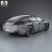 Porsche Panamera Disel 2014 3d model