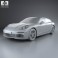 Porsche Panamera Disel 2014 3d model