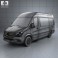 Mercedes-Benz Sprinter Panel Van SWB HR 2013 3d model