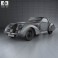 Talbot-Lago Teardrop Coupe 1938 3d model