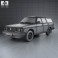 Volvo 245 wagon 1979 3d model