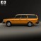 Volvo 245 wagon 1979 3d model