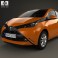 Toyota Aygo 5-door 2014 3d model