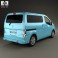 Nissan e-NV200 Evalia 2014 3d model