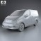 Nissan e-NV200 Evalia 2014 3d model