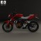 Bajaj Pulsar 200 2012 3d model