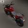 Bajaj Pulsar 200 2012 3d model