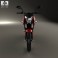Bajaj Pulsar 200 2012 3d model