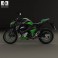 Kawasaki Z800 2014 3d model