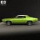 Plymouth Satellite 1971 3d model