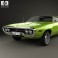 Plymouth Satellite 1971 3d model