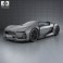 Citroen GT with HQ interior 2008 3d model