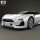 Citroen GT with HQ interior 2008 3d model