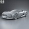 Citroen GT with HQ interior 2008 3d model