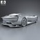 Citroen GT with HQ interior 2008 3d model