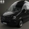 Mercedes-Benz Sprinter Panel Van SWB SHR 2013 3d model