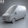 Mercedes-Benz Sprinter Panel Van SWB SHR 2013 3d model