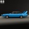 Plymouth Road Runner Superbird 1970 3d model