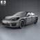 Porsche Panamera GTS 2014 3d model