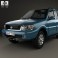Tata Safari 2009 3d model