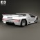 Vector W8 1990 3d model