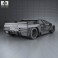 Vector W8 1990 3d model