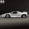 Vector W8 1990 3d model