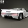 Vector W8 1990 3d model