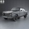 Peugeot 304 coupe 1970 3d model