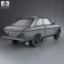 Peugeot 304 coupe 1970 3d model