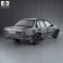 Holden Commodore 1980 3d model